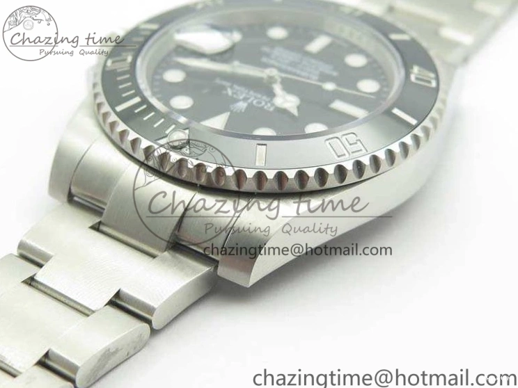 Ceramic On Best A2836 1:1 Black VRF Edition Submariner 116610LN SS Bracelet 0203